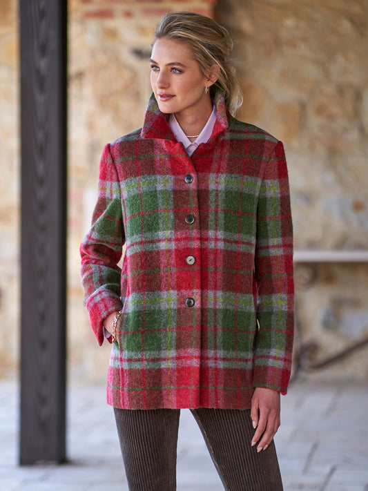 Lone Mountain Plaid Shirt Jacket