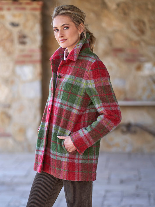 Lone Mountain Plaid Shirt Jacket