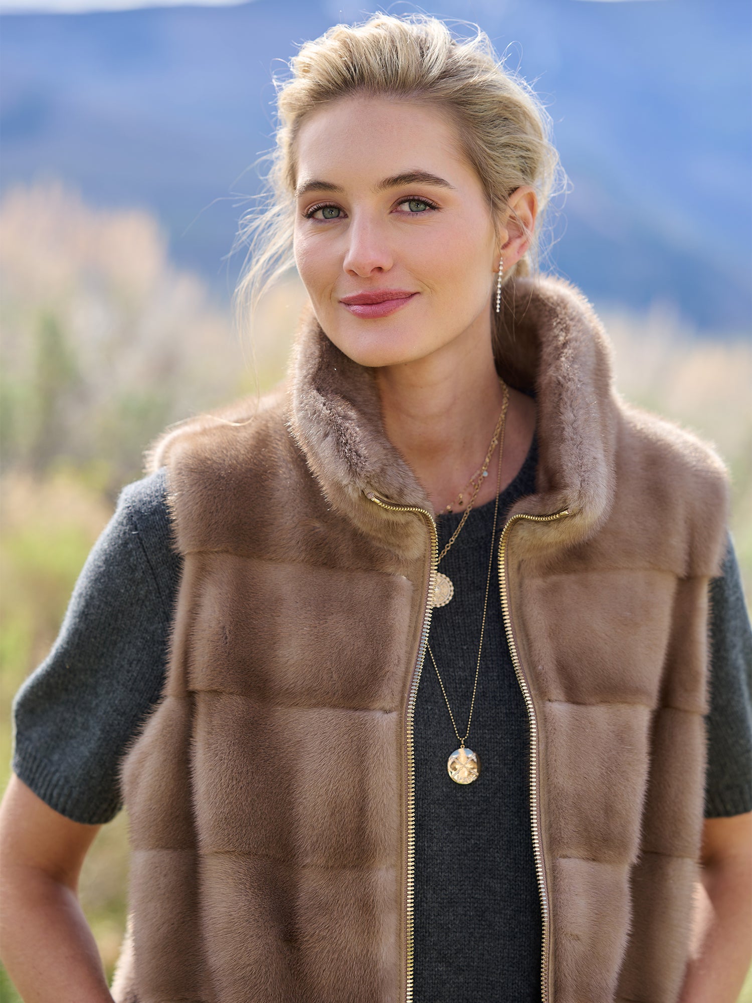 Serena Mink Fur Vest – Gorsuch