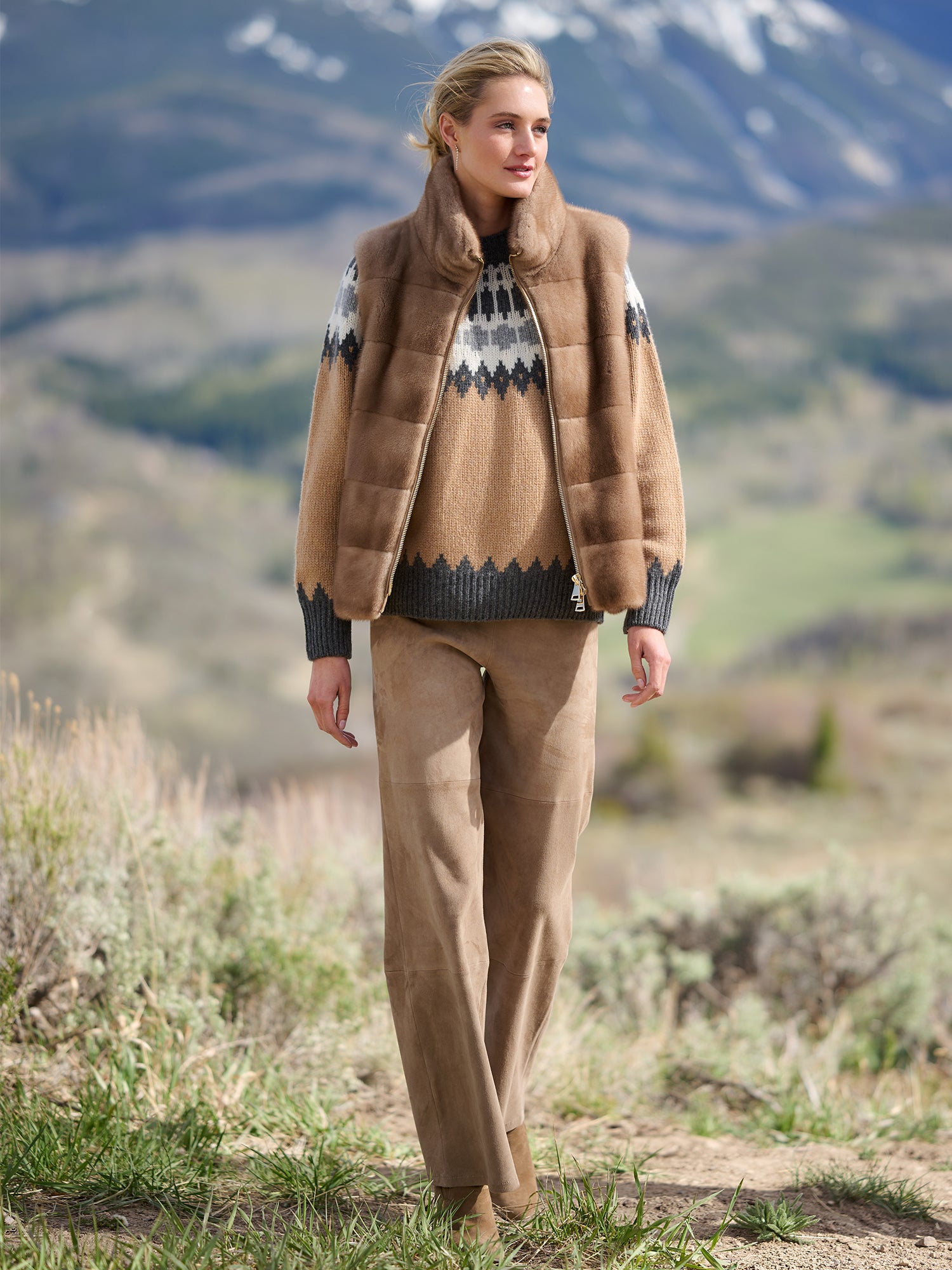 Sarah Mink Fur Vest – Gorsuch