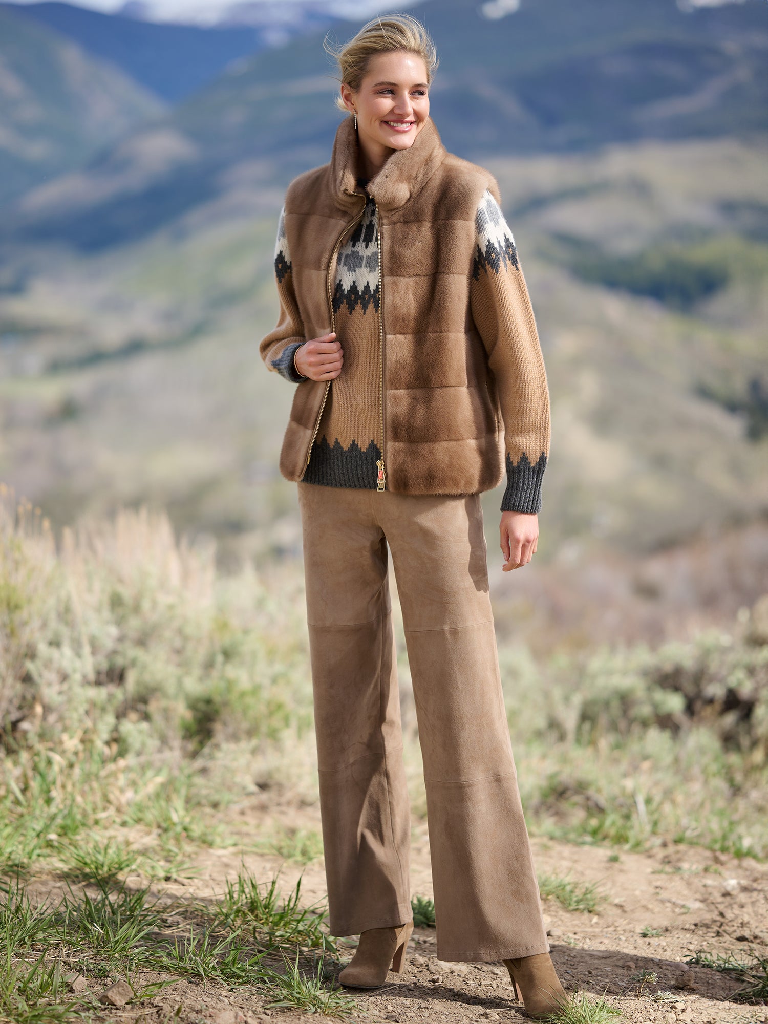 Sarah Mink Fur Vest – Gorsuch