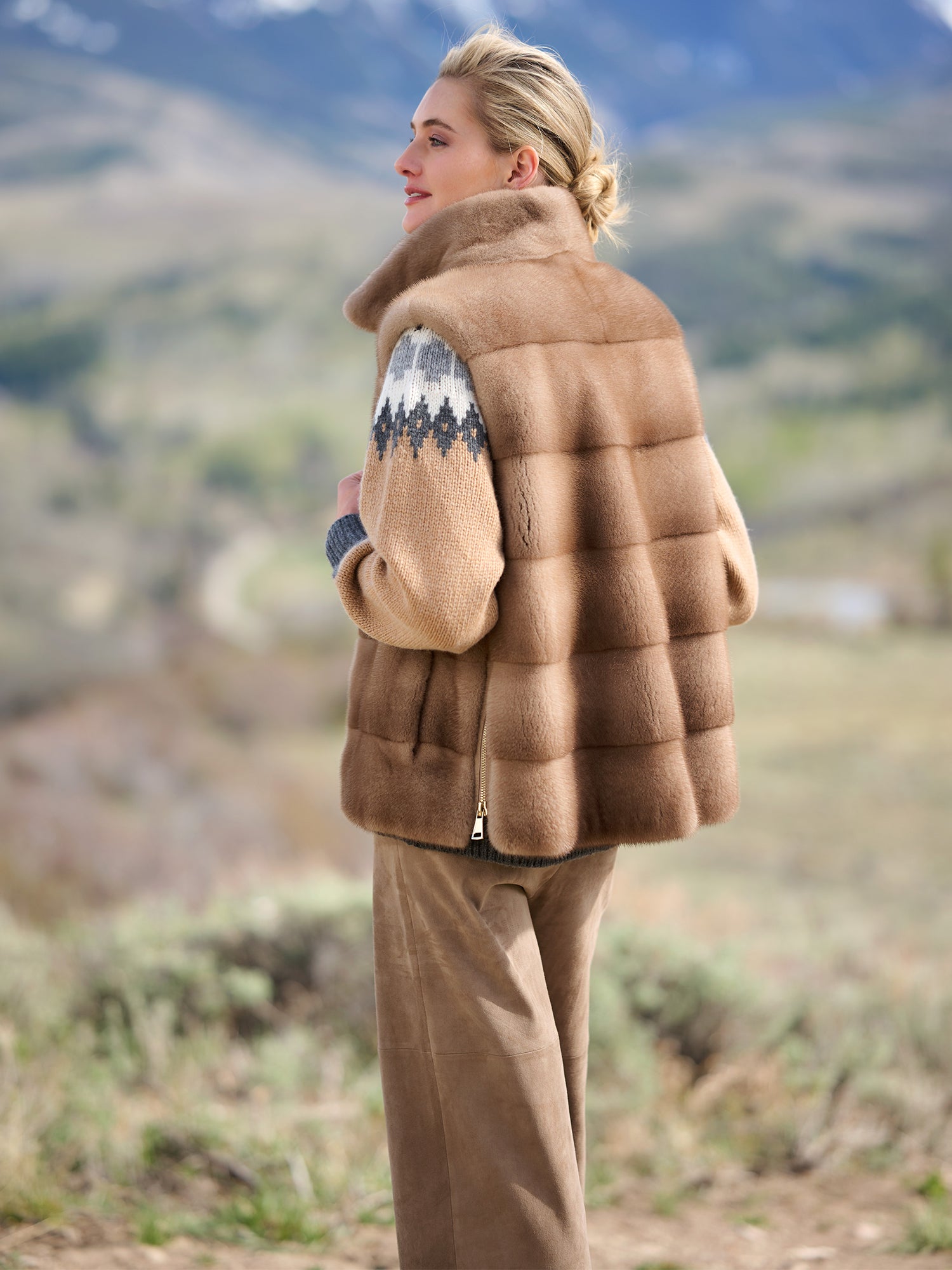 Sarah Mink Fur Vest – Gorsuch
