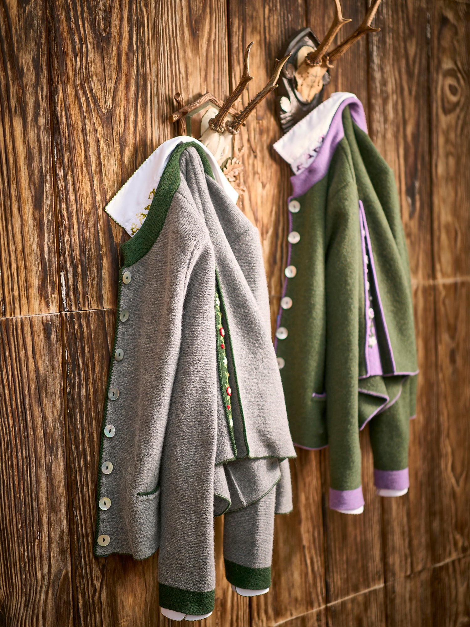 Lugano Embroidered Wool Cardigan