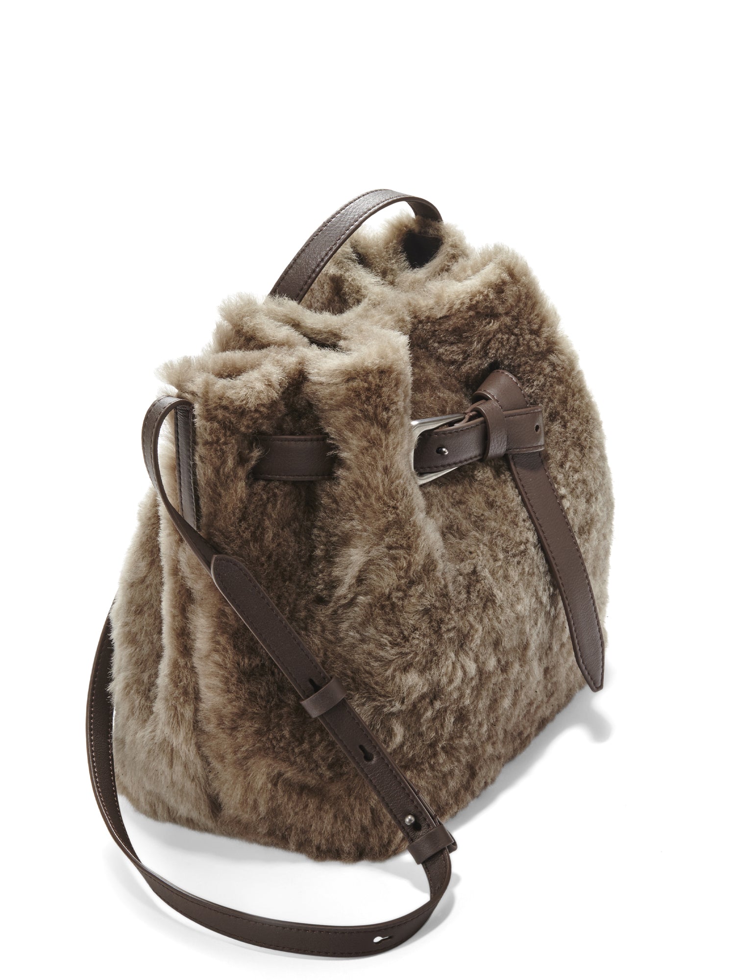 Shearling Bucket Bag – Gorsuch