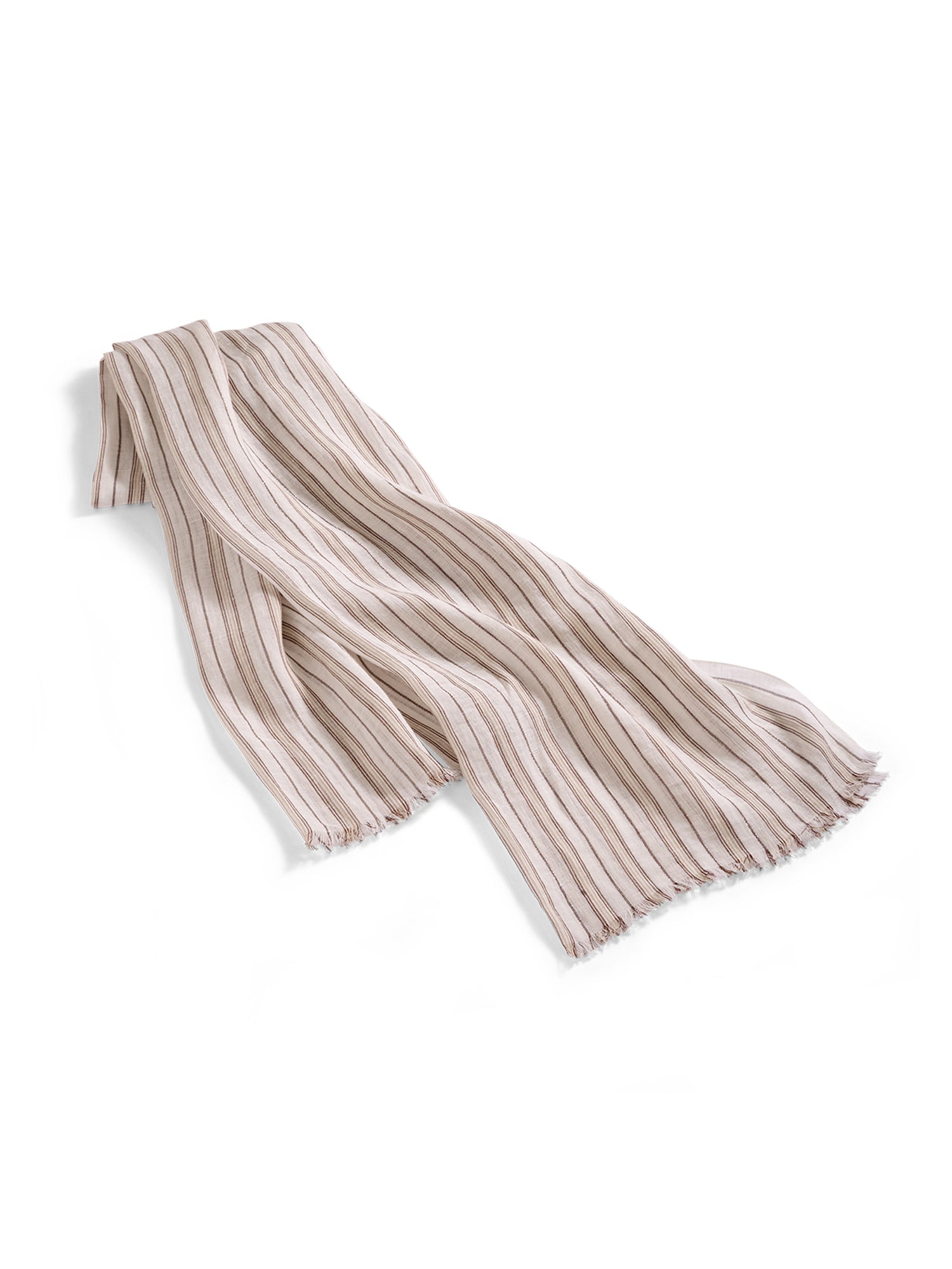 Lurex Linen Stripe Scarf – Gorsuch