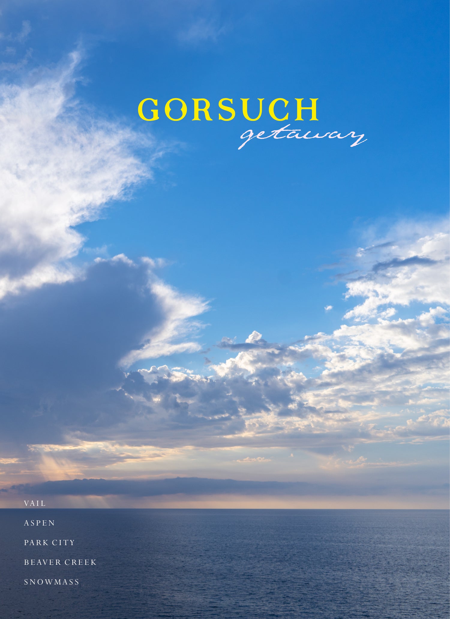 Ocean Sky Catalog Cover