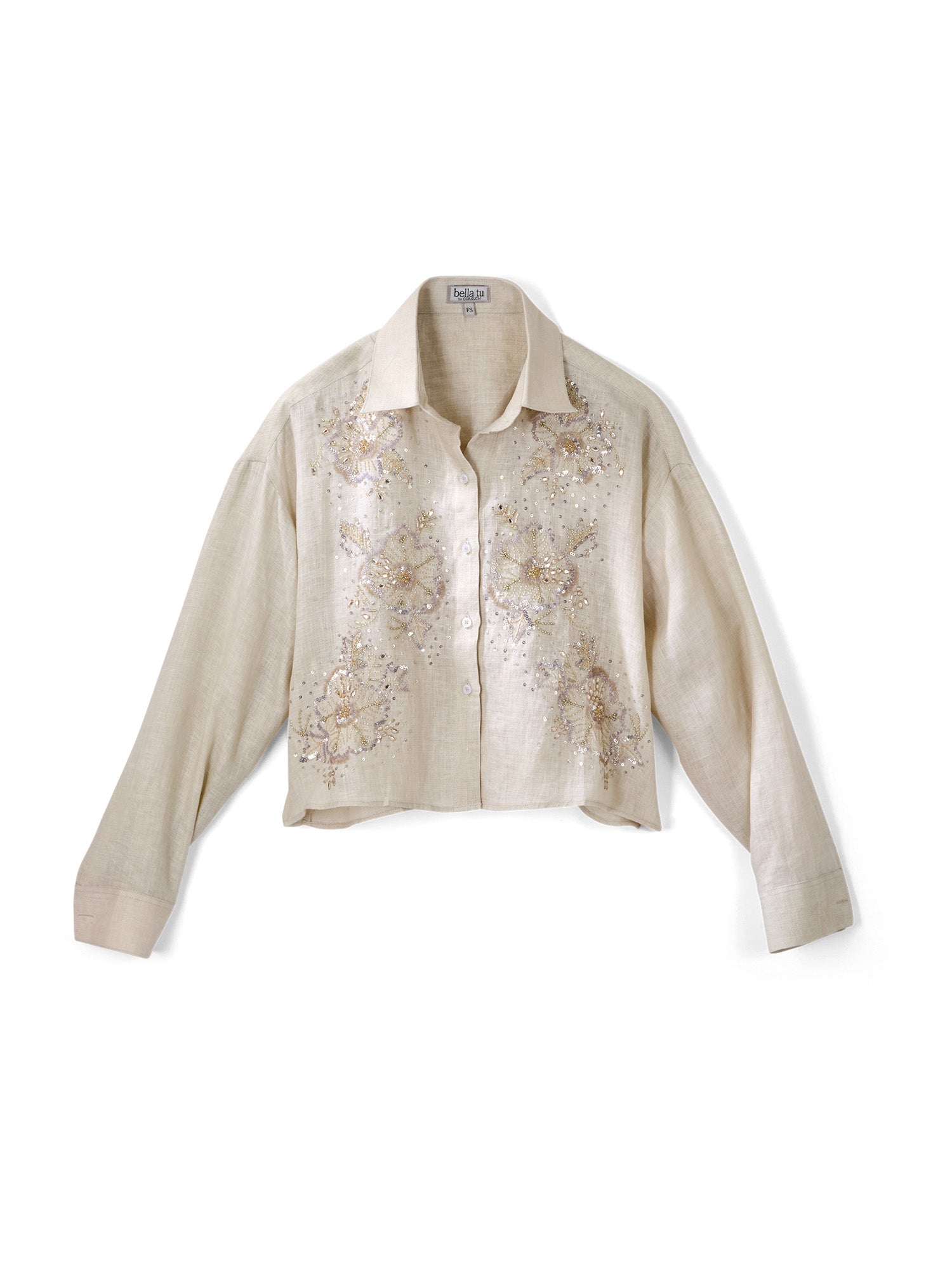 Addy Beaded Linen Shirt – Gorsuch