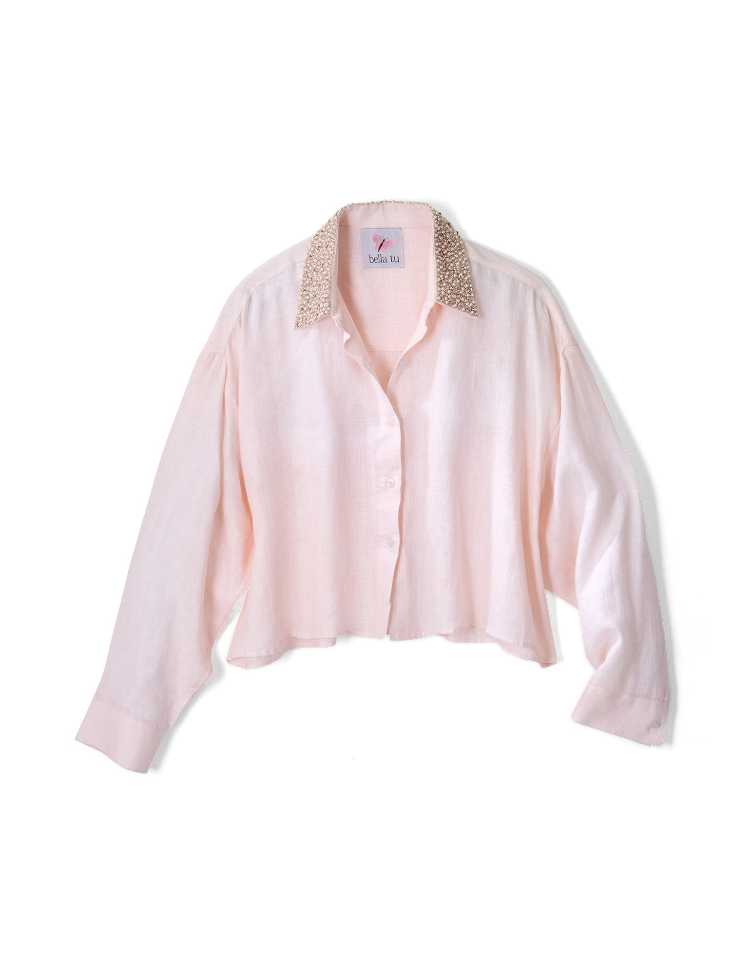 Charisse Pearl Linen Shirt – Gorsuch