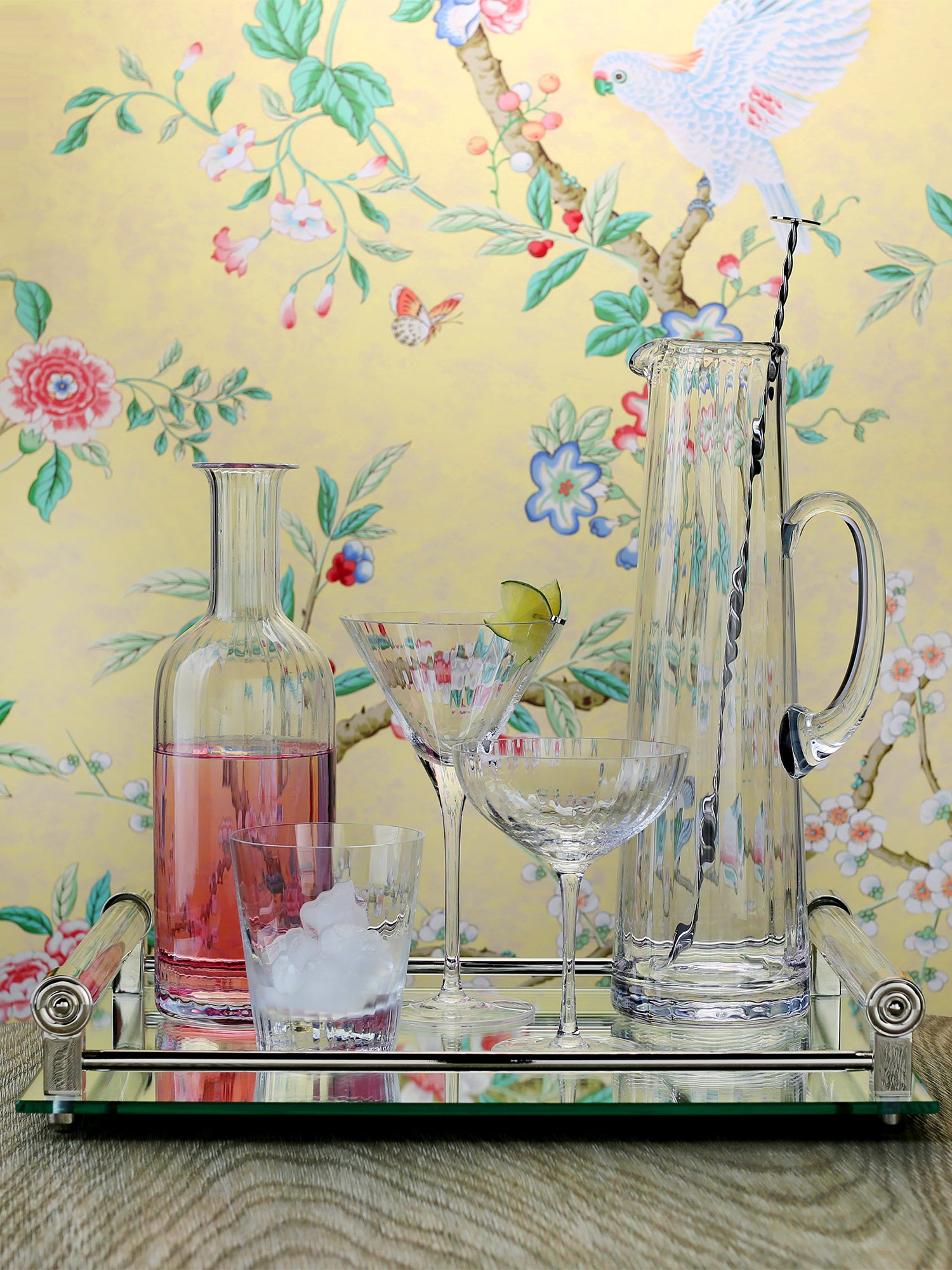 Coco Mirrored Bar Tray – Gorsuch