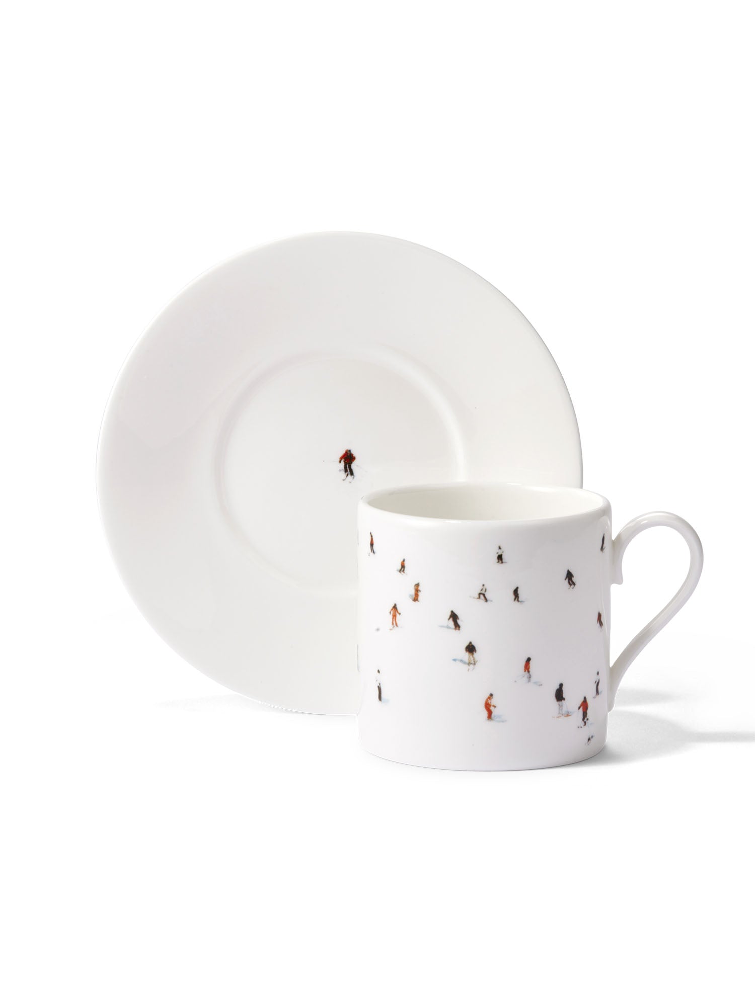Skier Espresso Cup And Saucer – Gorsuch