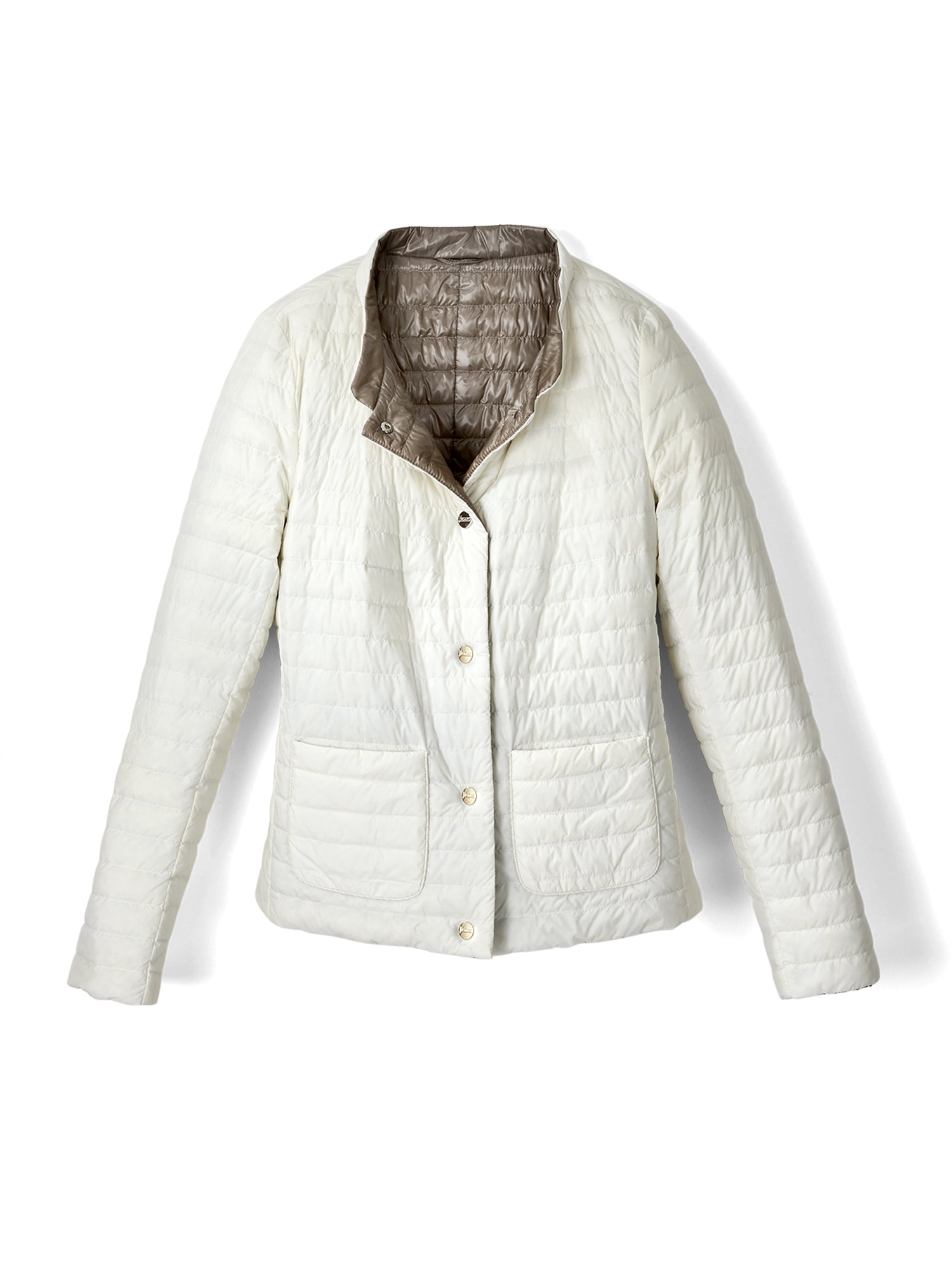【関税＆送料込み】Herno Beige 'Claudia' Down Jacket With B Claudia down jacket HERNO | Blondie Shop