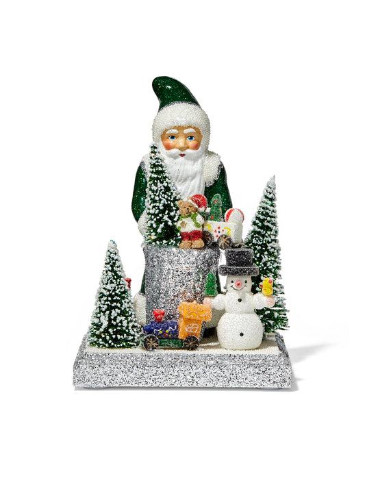 8" Santa With Toys
