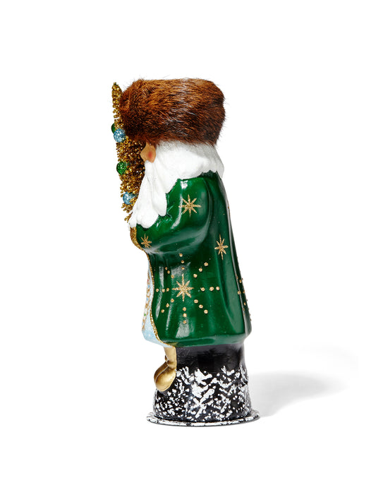 9" Santa With Tree