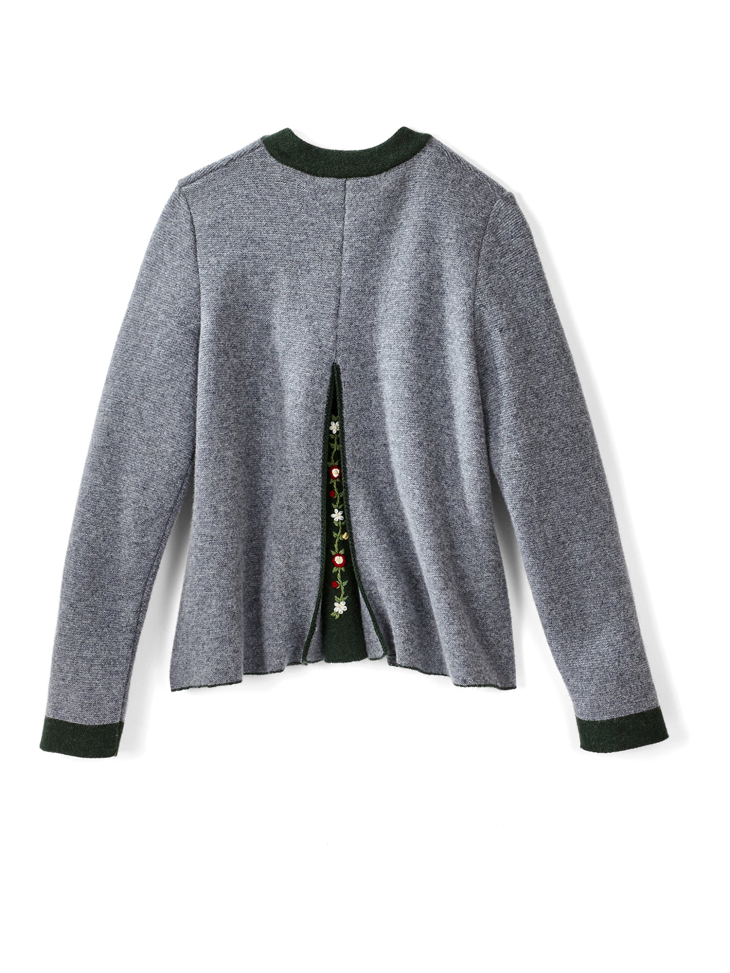 Lugano Embroidered Wool Cardigan – Gorsuch