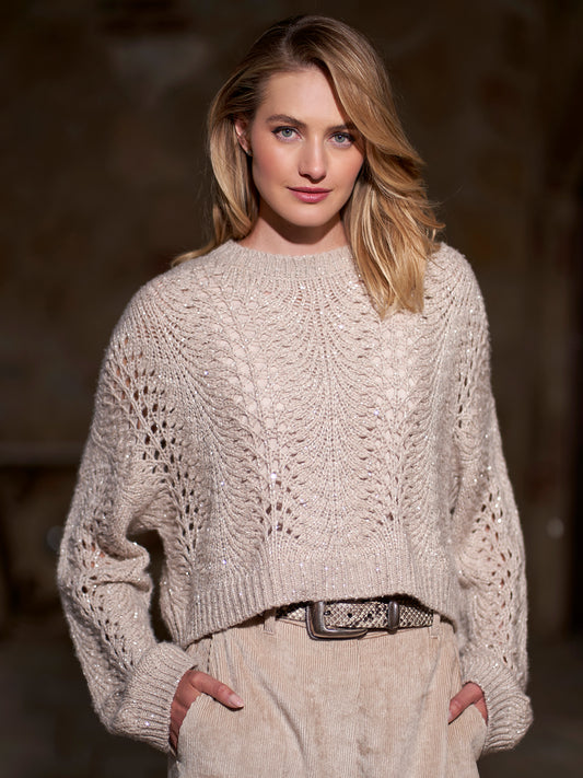 Cashmere Lace Sweater