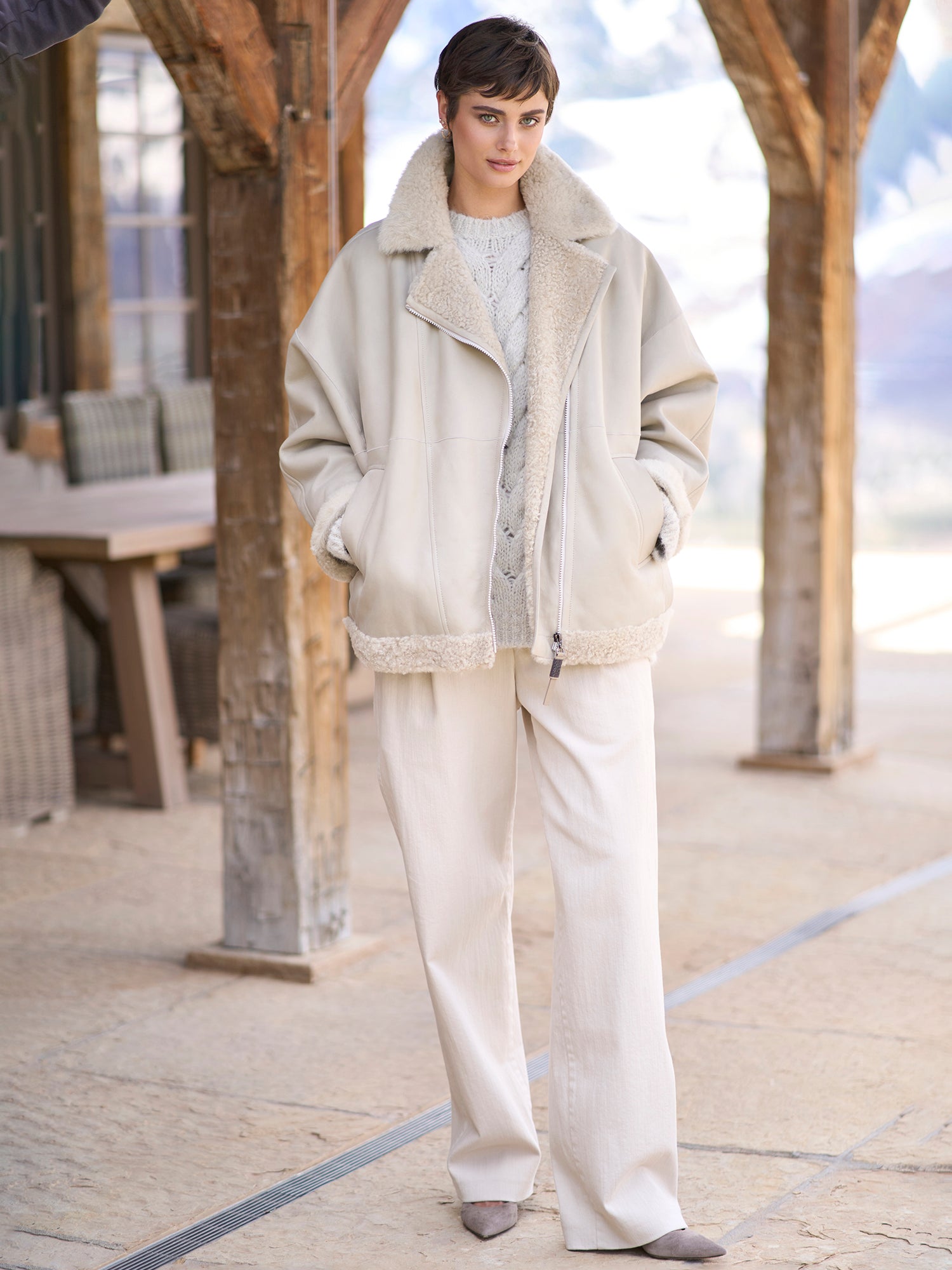 ベスト・ジレ BRUNELLO CUCINELLI Women Outer MH5047920 7958 Beige Brunello Cucinelli Vest MH5047920-C7958 BEIGE | IlDuomo