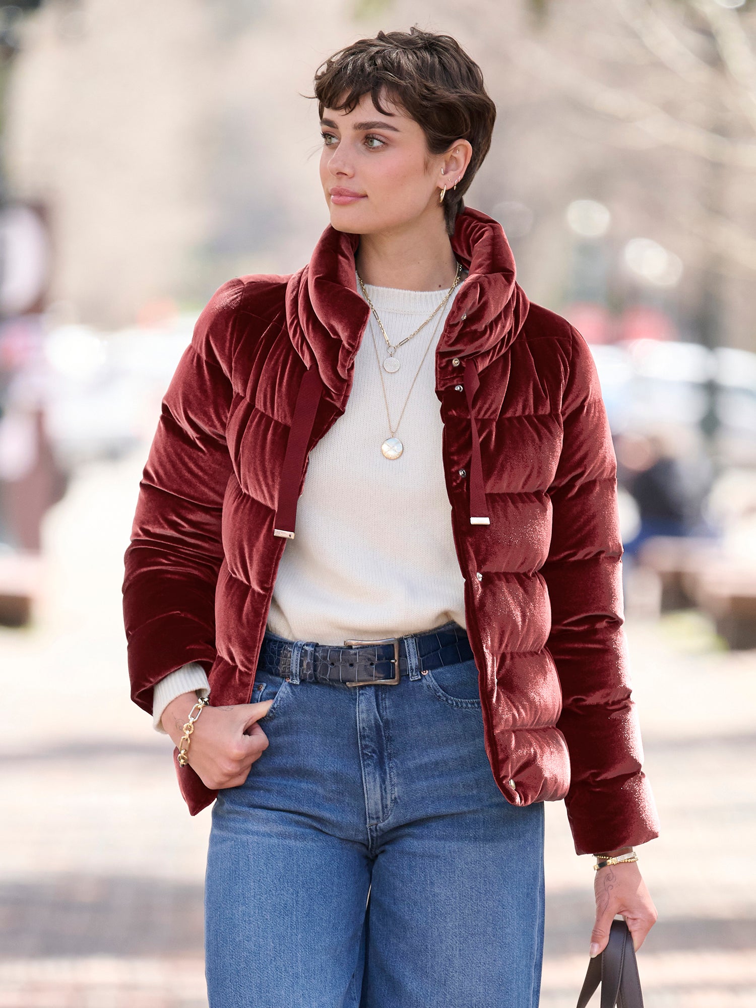 Thea Velvet Bomber Jacket – Gorsuch