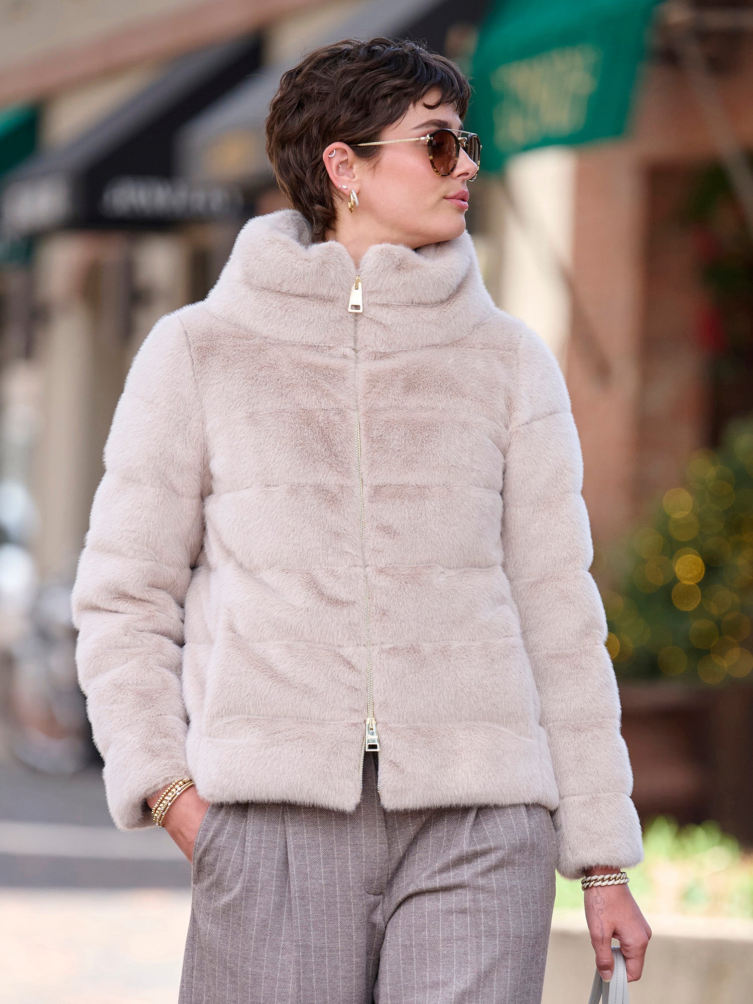 Mea Faux Mink Short Jacket – Gorsuch