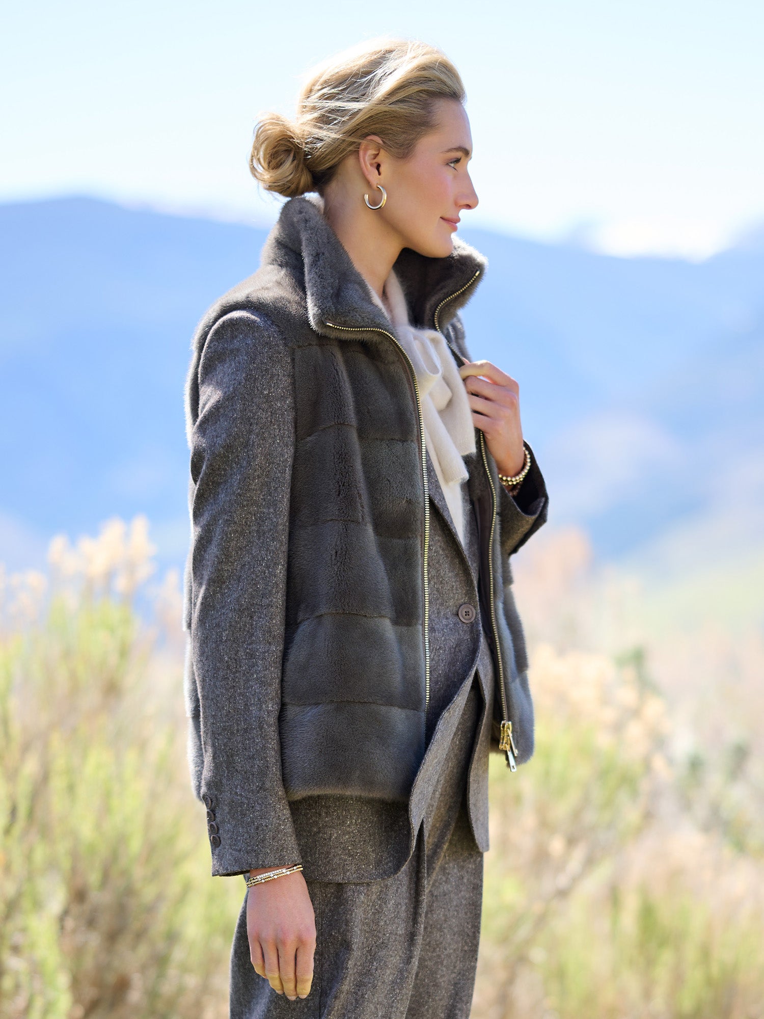 Sarah Mink Fur Vest – Gorsuch