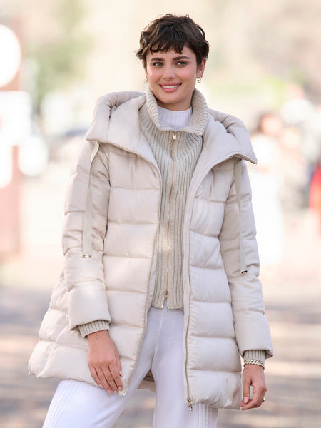 Alexia Cashmere Silk Down Coat – Gorsuch