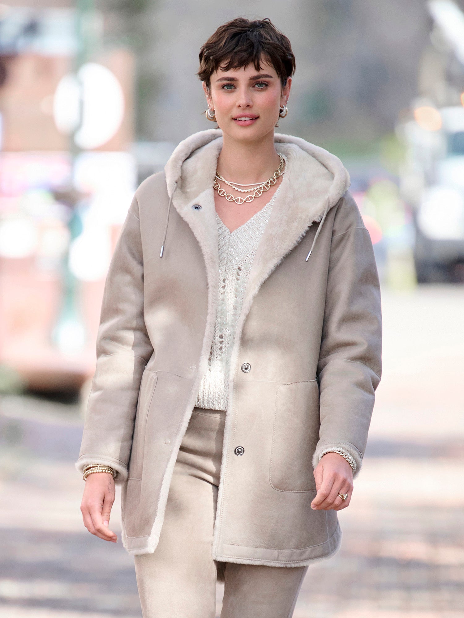 Kim Reversible Shearling Coat – Gorsuch