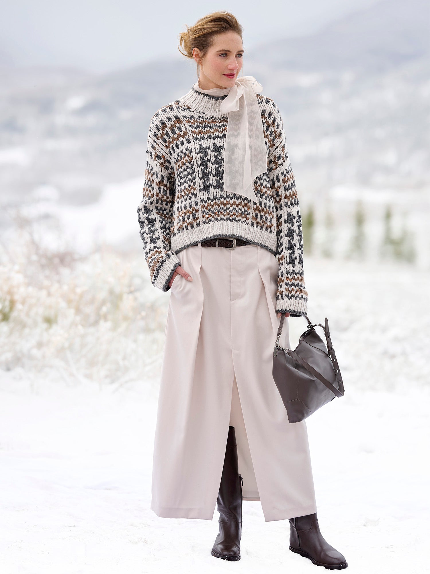 LOHEN shoulder tack blouse グレー 2024AW PRE ORDER】SHOULDER TACK BLOUSE – LOHEN