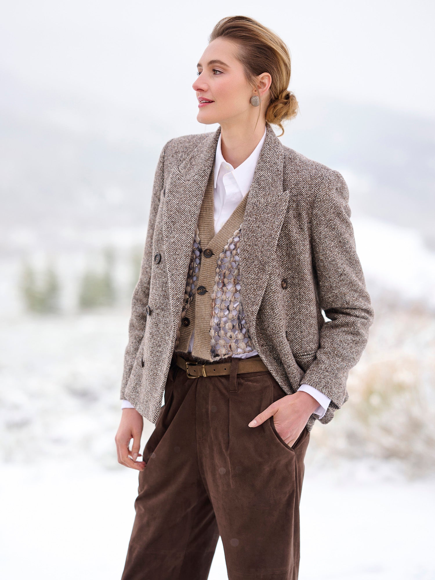 Herringbone Tweed Blazer – Gorsuch