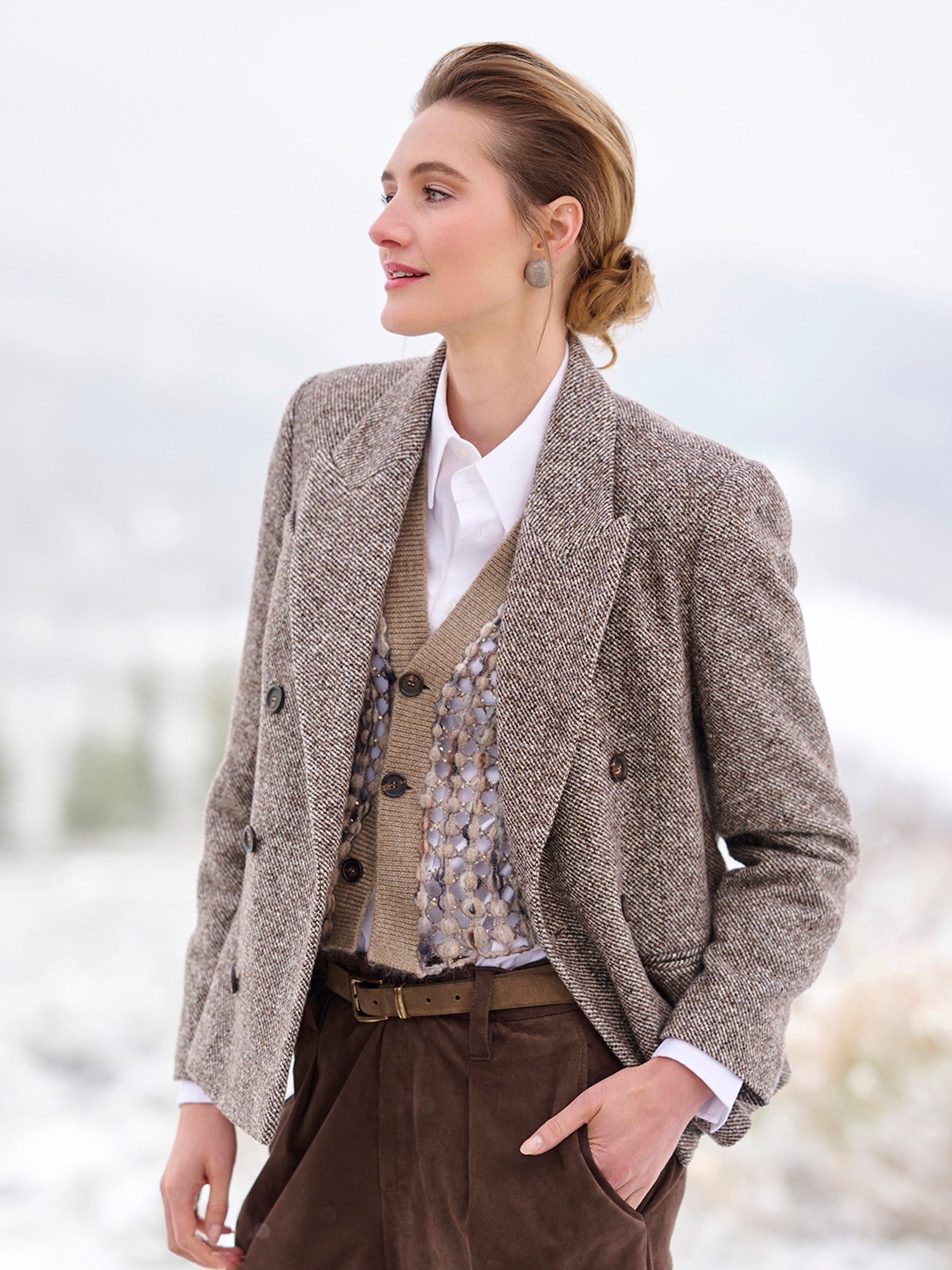 Herringbone Tweed Blazer – Gorsuch