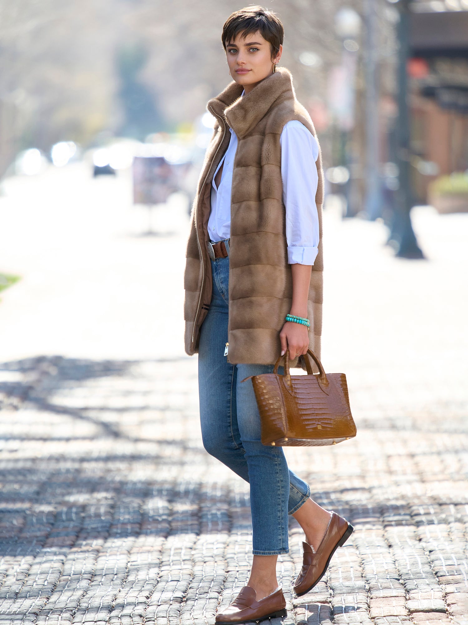 Serena Mink Fur Vest – Gorsuch