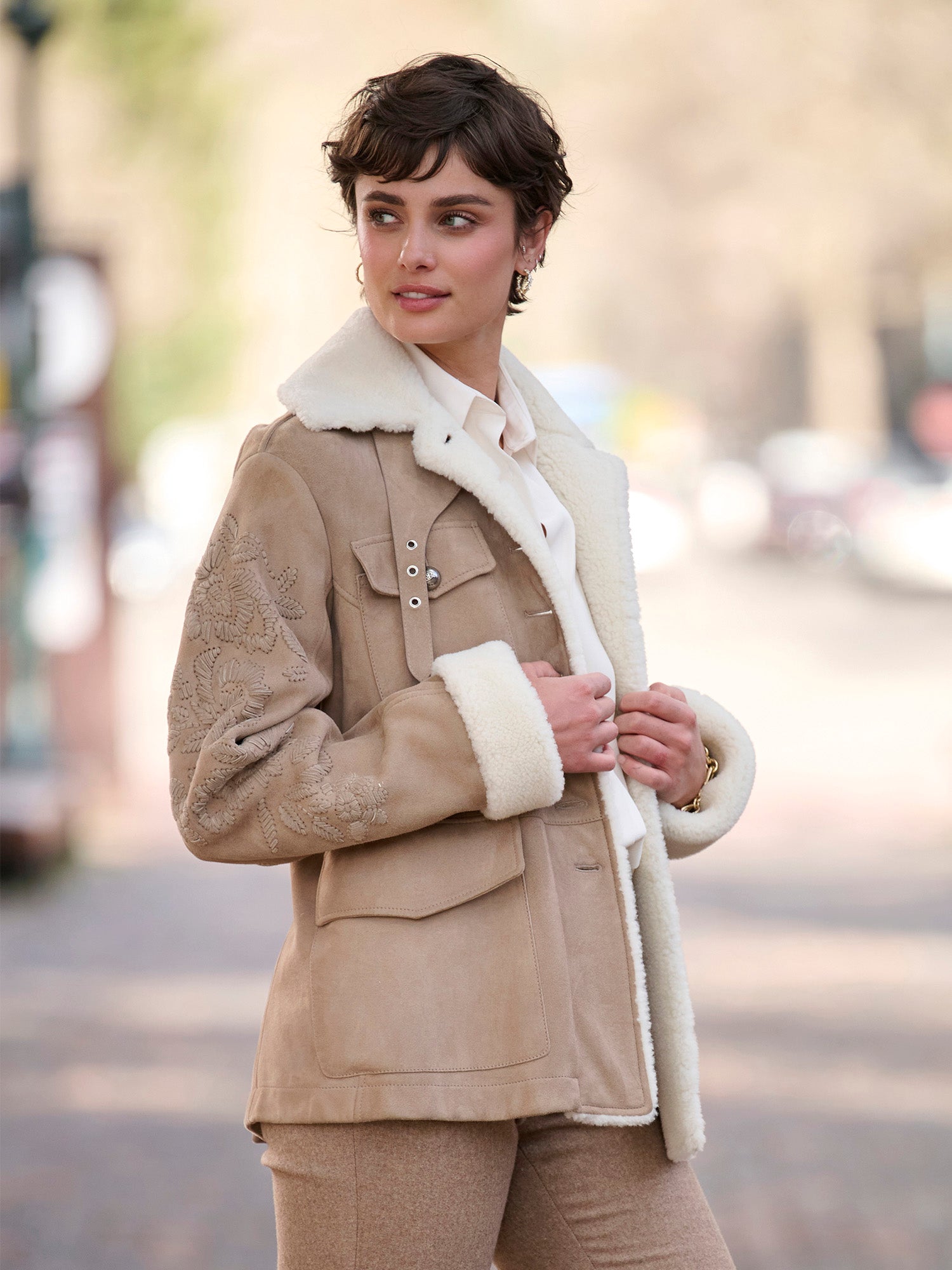 Eloisa Shearling Field Coat – Gorsuch
