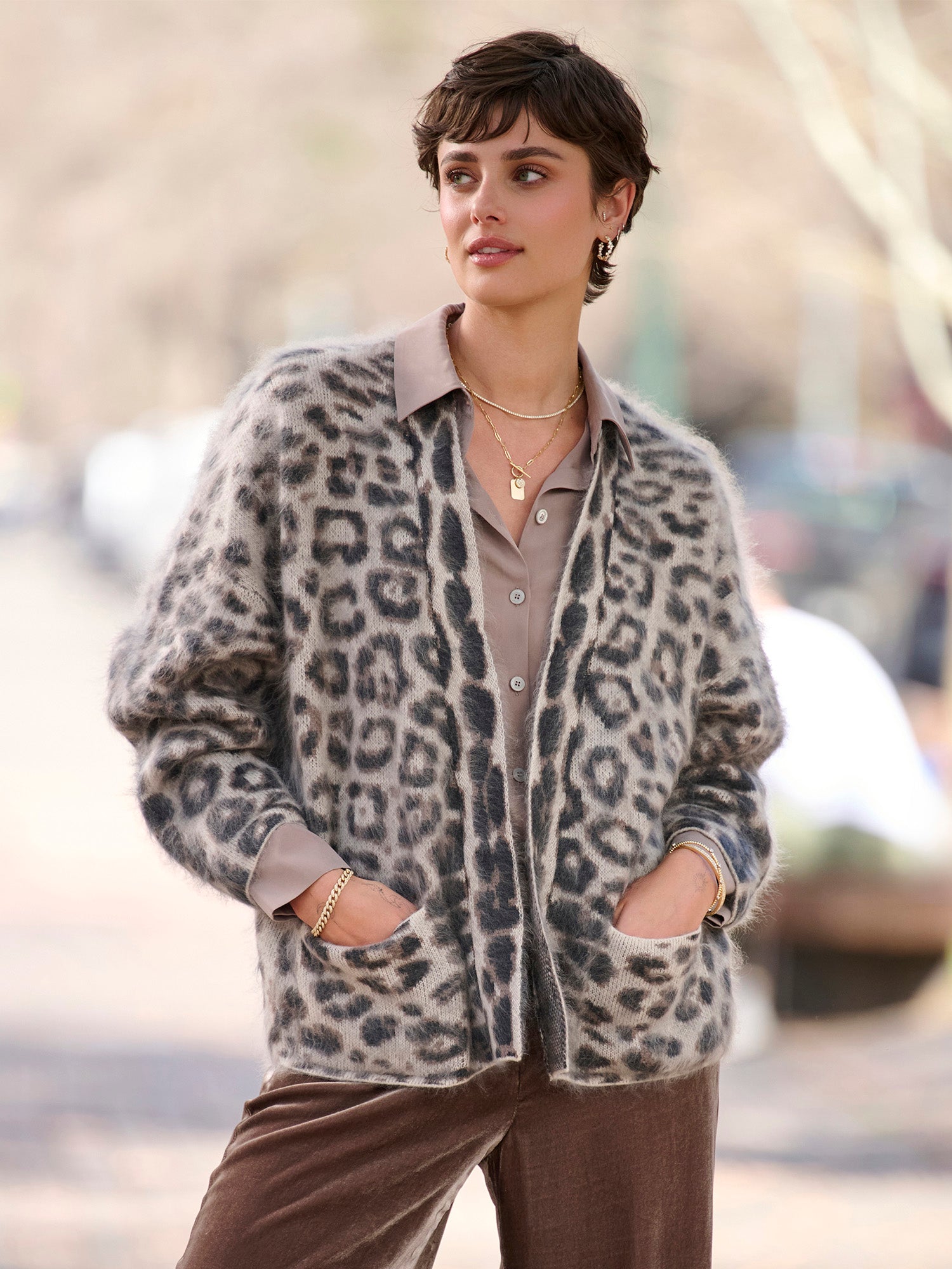 トップス 80s ARNYS PARIS pure cashmere cardigan Zarifa Cashmere Cardigan – Gorsuch