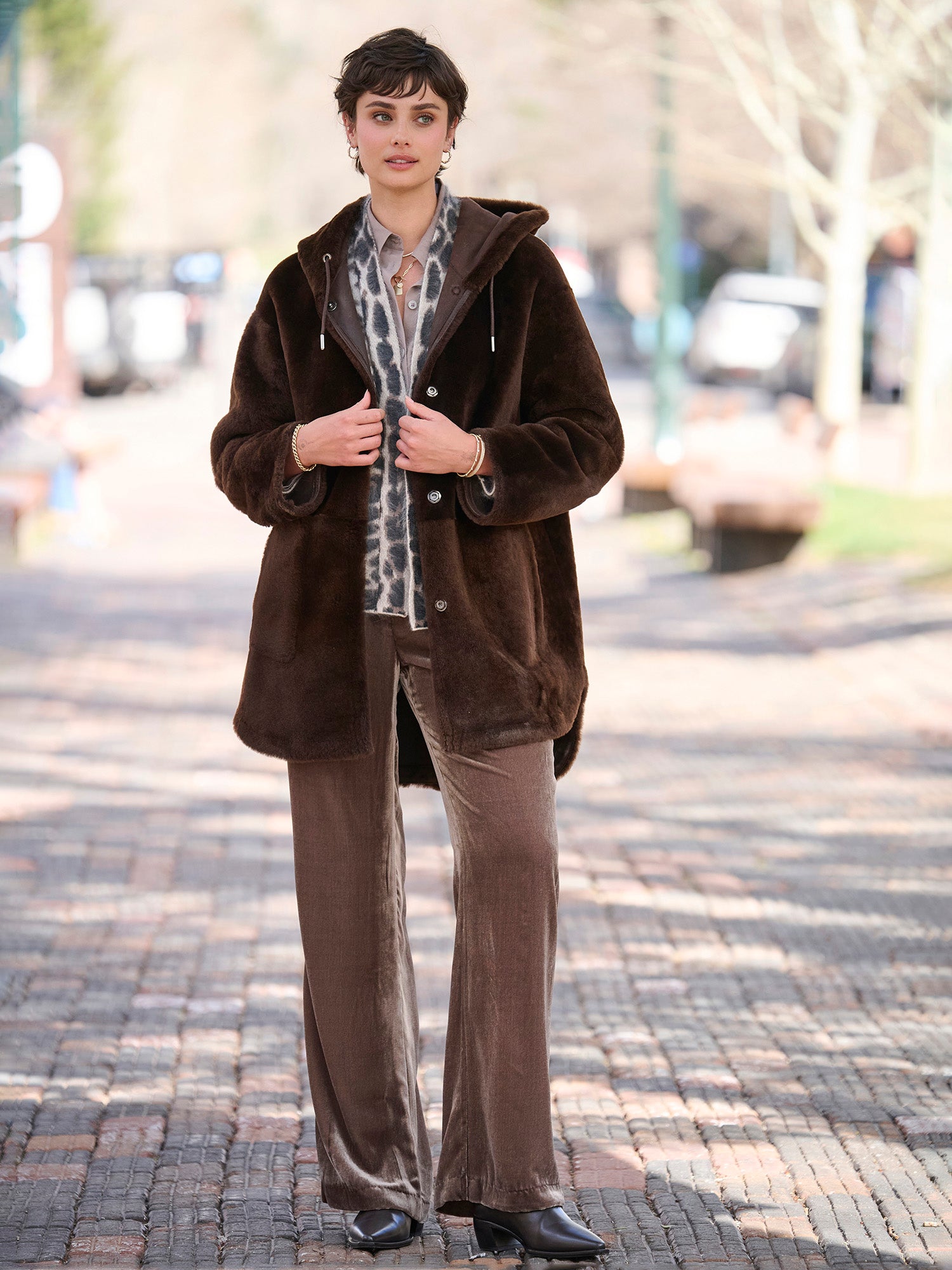 Kim Reversible Shearling Coat – Gorsuch
