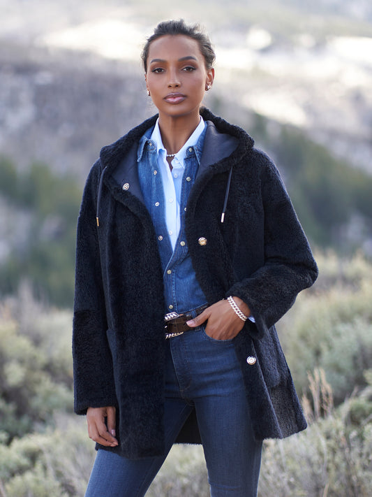 Phoebe Shearling Coat