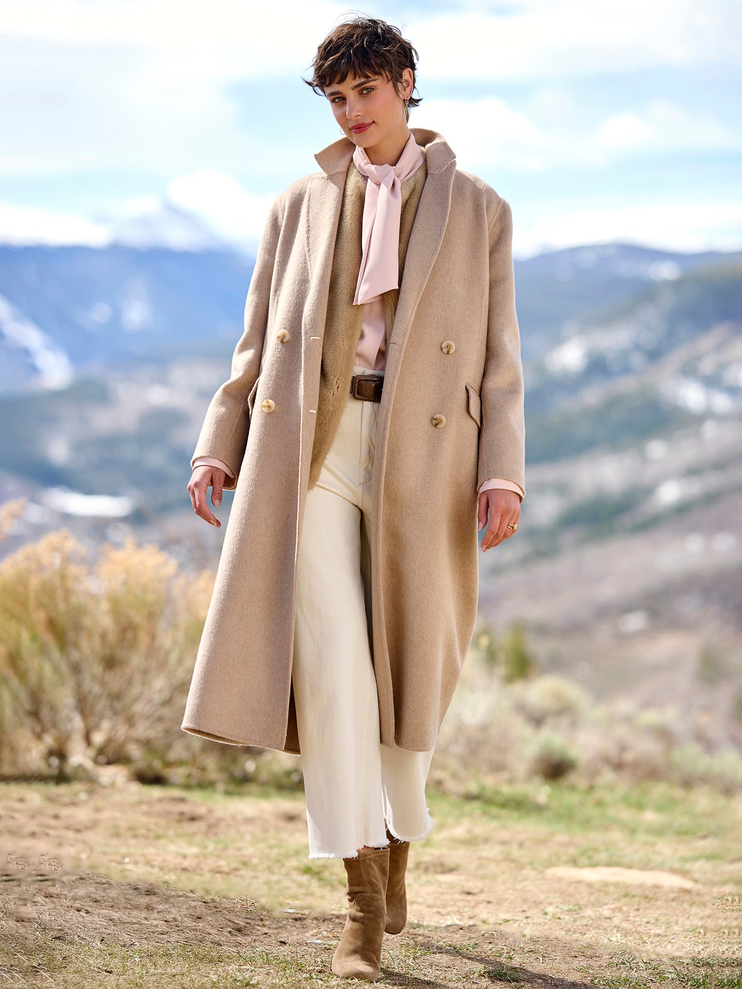 ST. CECILIA MARGARET BLOUSE サイズFREE LUX12_ALMRSA_MORENA_CAMEL_283-