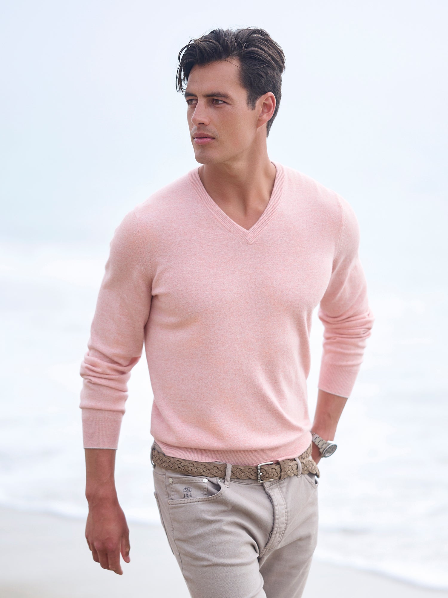 V-Neck Cashmere Sweater – Gorsuch