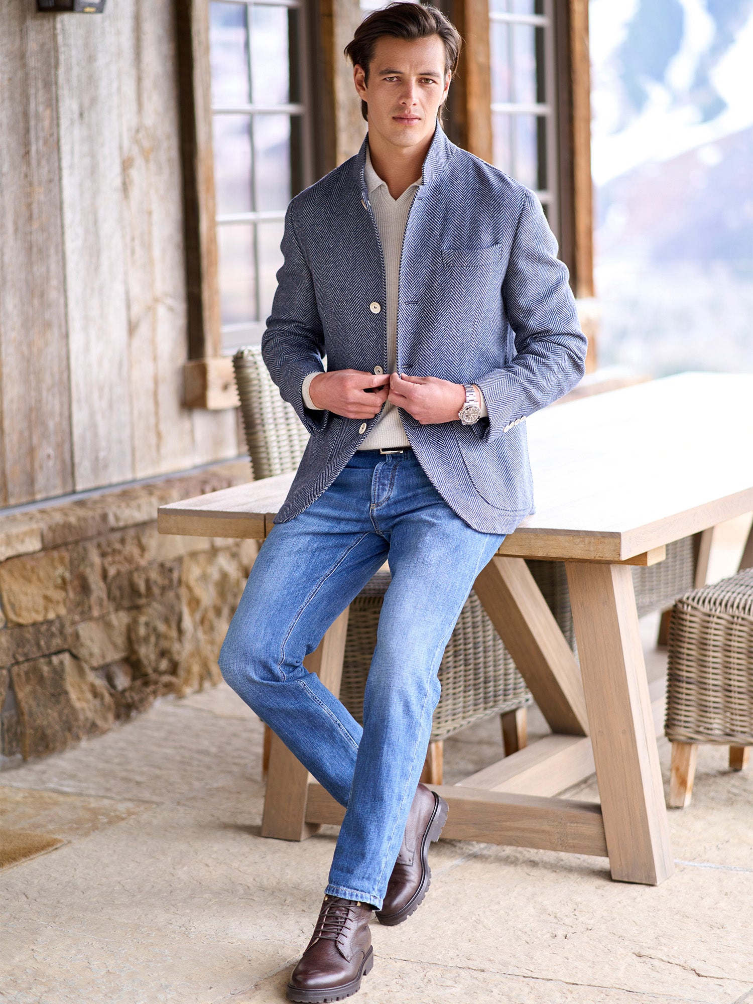 Chevron Jacket – Gorsuch