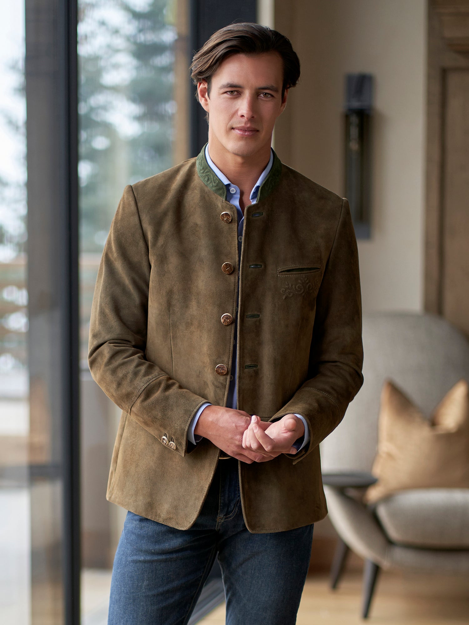 Fabrizio Suede Jacket – Gorsuch