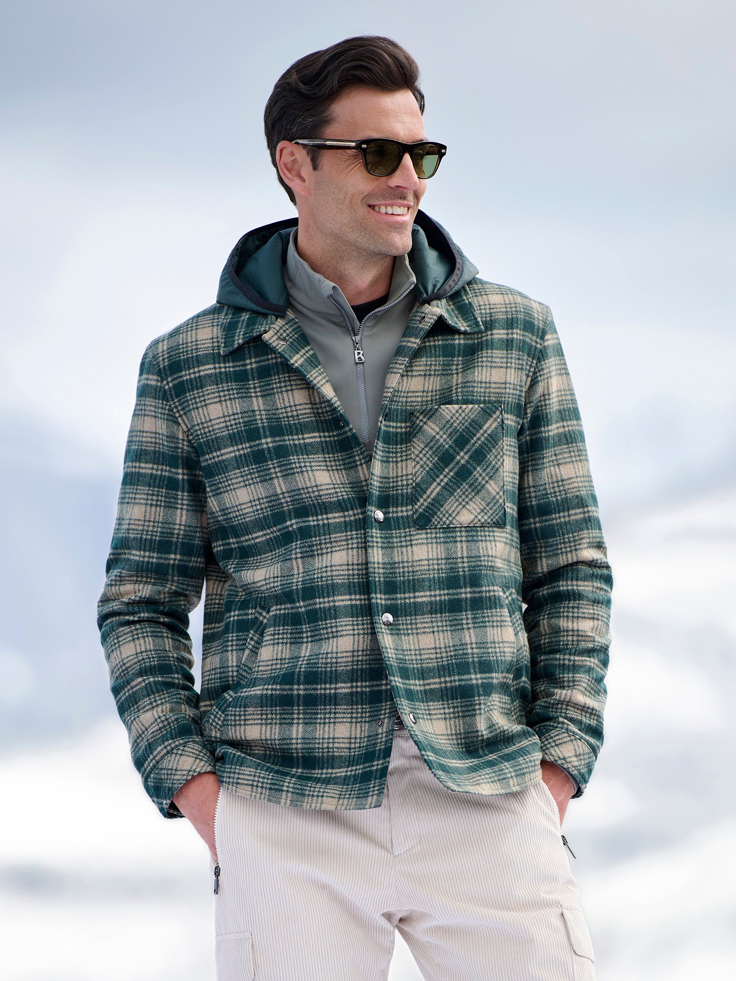 トップス BREATH NEWRICH CHECK SHIRT JACKET ?media_id=3571290182085109318