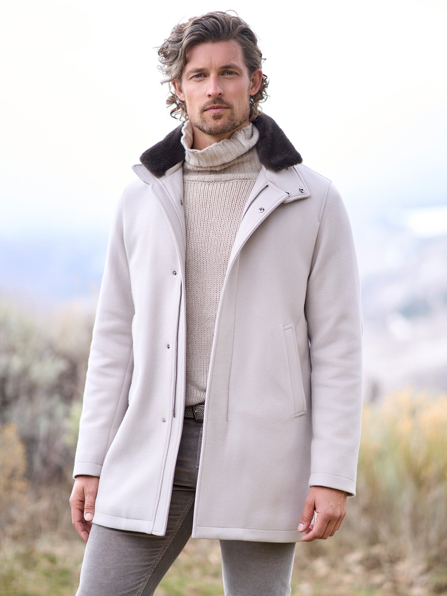 【NONCODE】Maredi Suede Surgical Jacket Baracuda Goat Suede Jacket - Stylish & Functional Outerwear