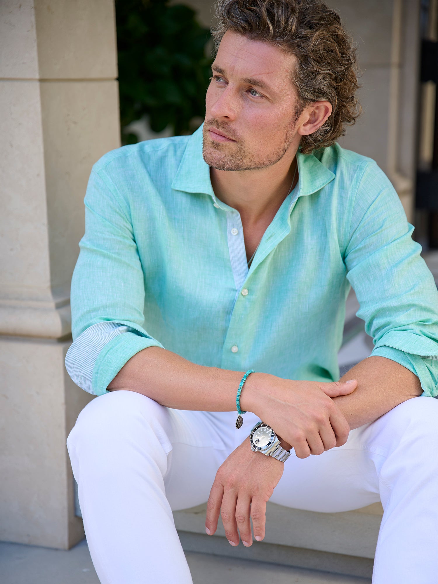 Tiki Solid Linen Shirt – Gorsuch