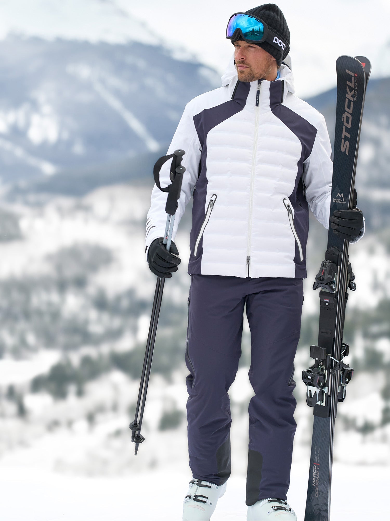 スキー・スノーボードアクセサリー POC FOVEA MID BLACK POC Fovea MID Race Goggle - Race Werks