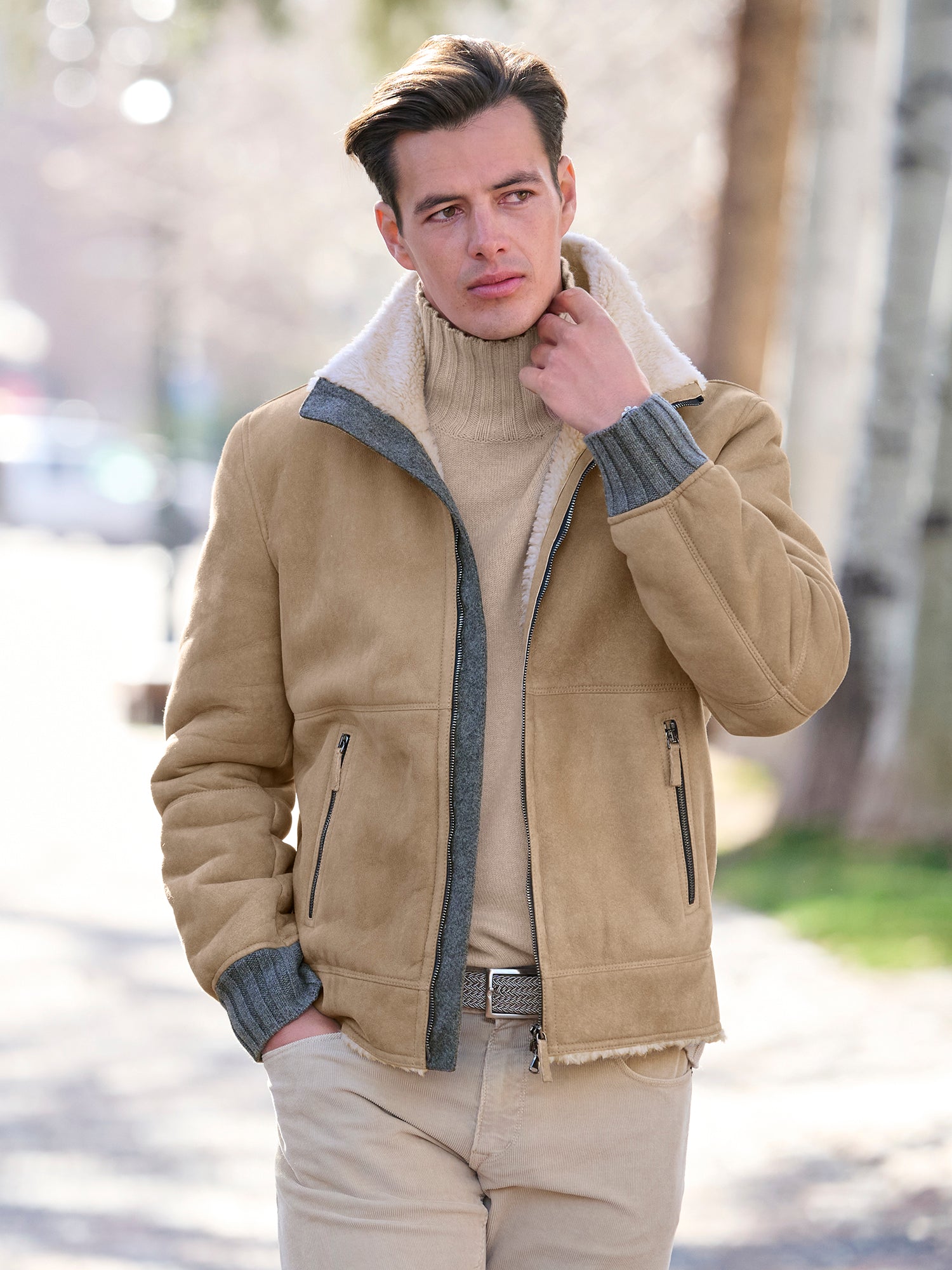 Alvin Shearling Bomber Jacket – Gorsuch