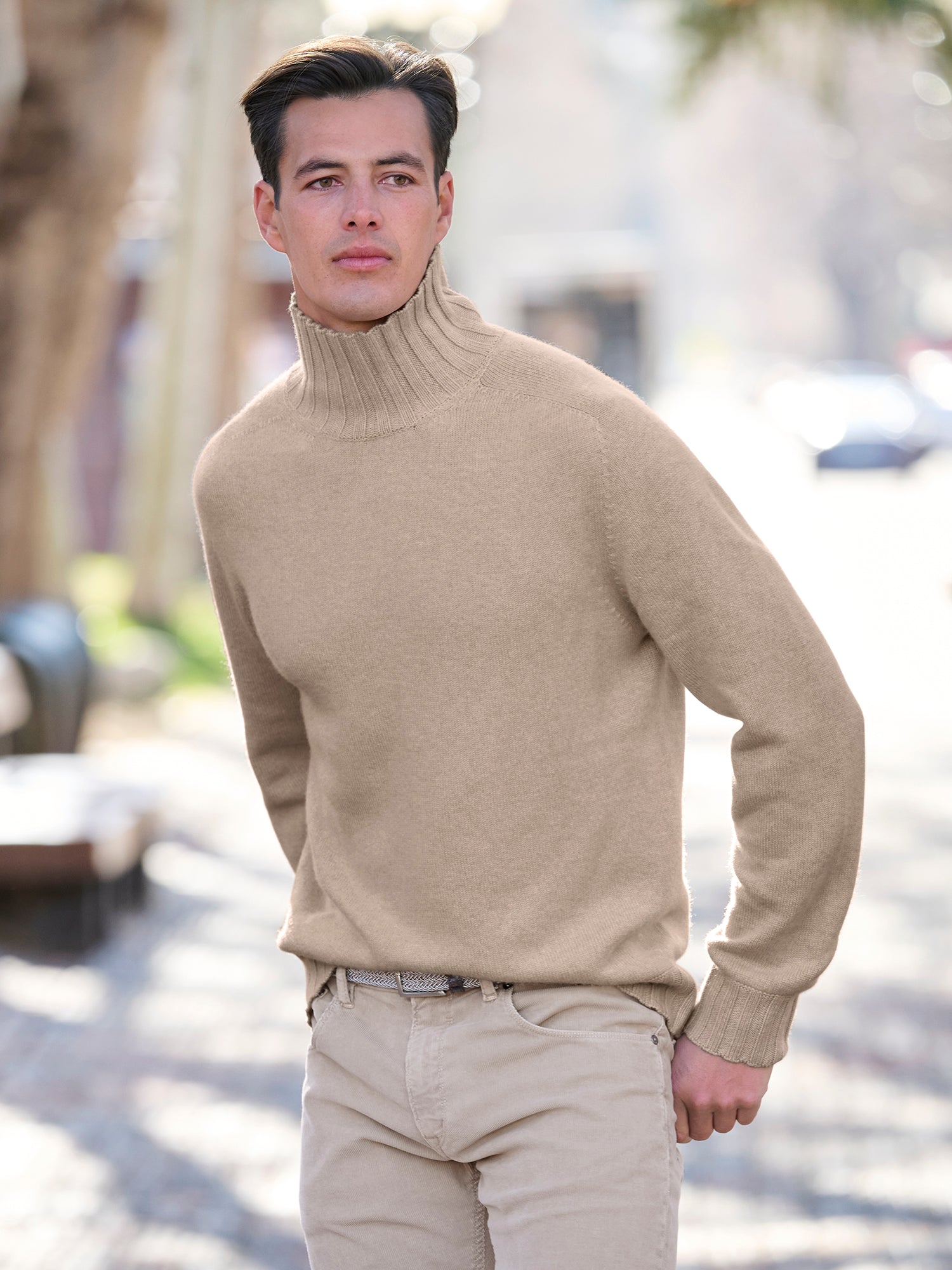 専用Cashmere High Gauge Turtleneck Sweater Aiden Cashmere Turtleneck Sweater – Gorsuch
