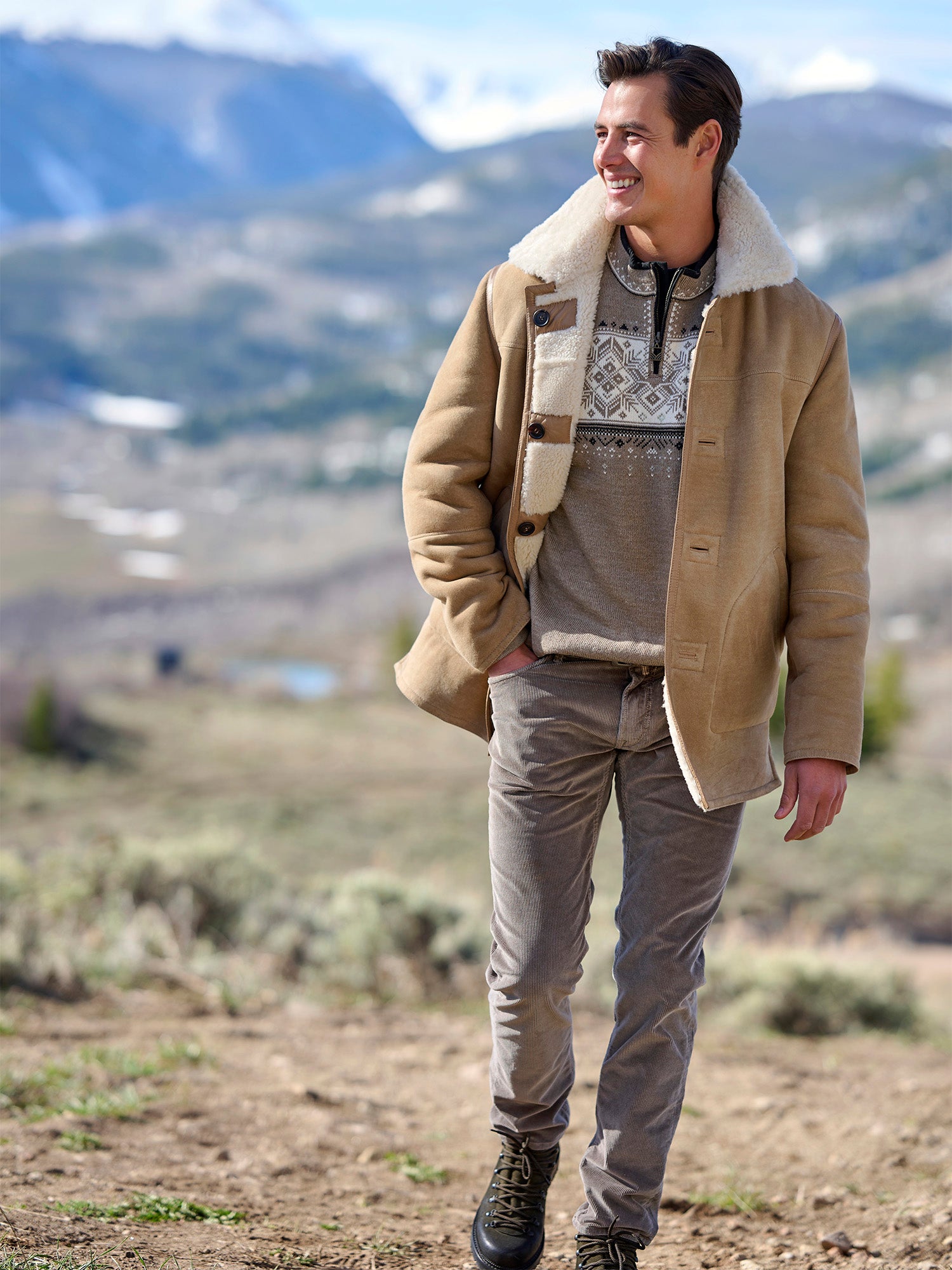 Fin Reversible Shearling Coat – Gorsuch