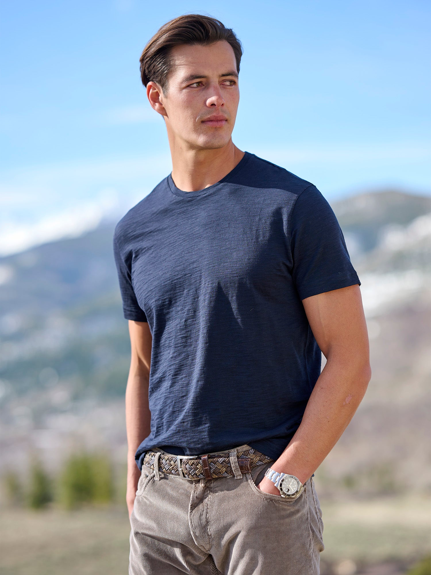 Enno Cotton Slub T Shirt – Gorsuch