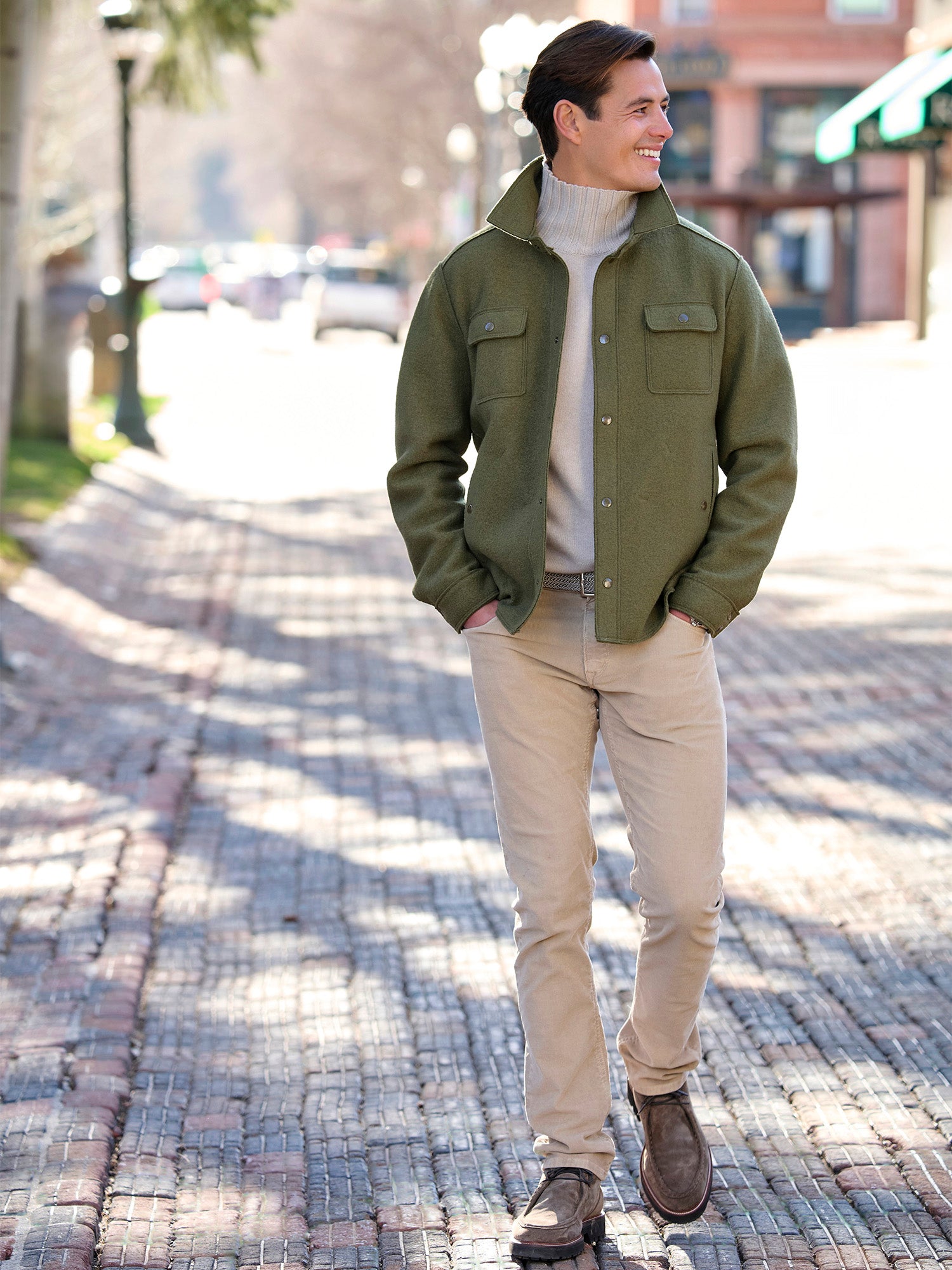 VESP WOOL SHIRTS JACKET ブラウン M Valentin Wool Shirt Jacket – Gorsuch