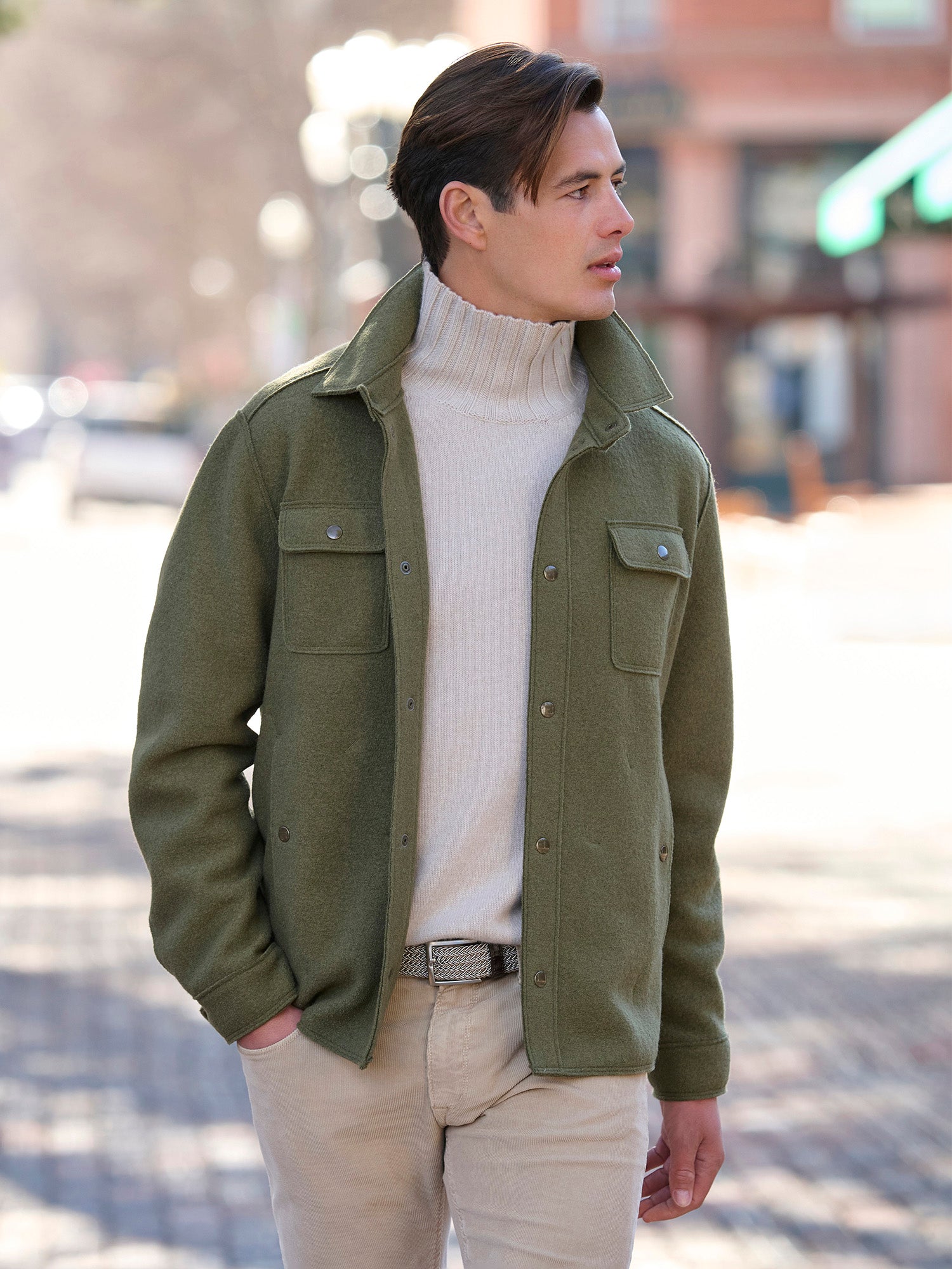 Valentin Wool Shirt Jacket – Gorsuch