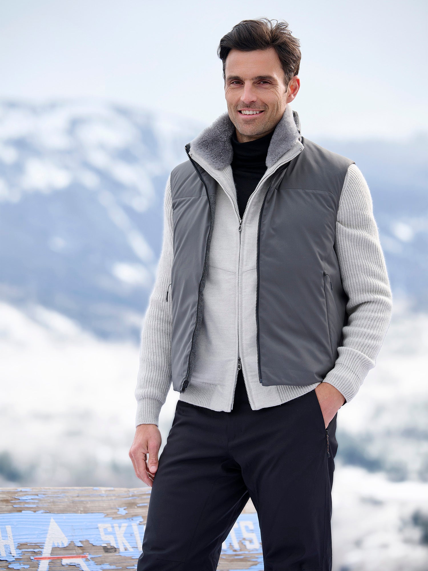 Reversible Cashmere Down Vest – Gorsuch