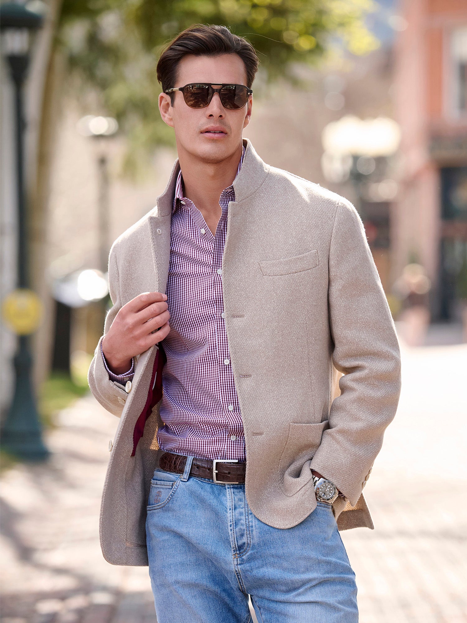 ジャケット BRUNELLO CUCINELLI 'Sparkling' blazer (MG5177338P C1141) Brunello cucinelli 'sparkling' blazer available on julian