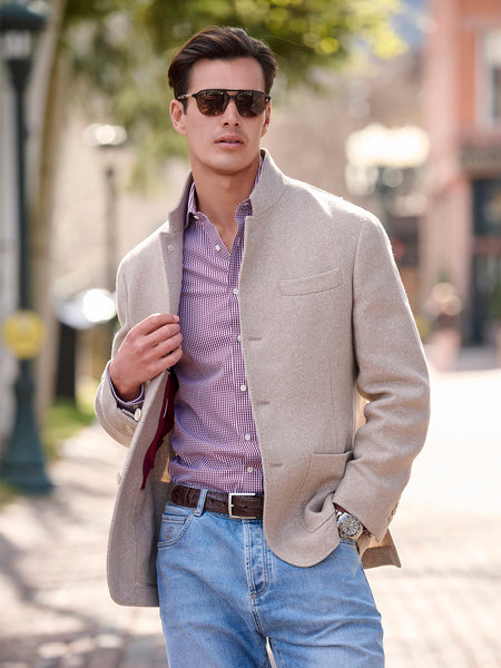ジャケット・アウター ENFOLD Beige Cashmere Blend Chester Coat M08_BCUC_M3_BGE_146-704-0186-